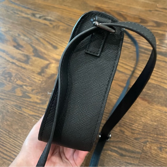 RAREFORM Rae Crossbody Bag Blue Repurposed Recycled Billboard & Vegan Leather - Picture 8 of 9